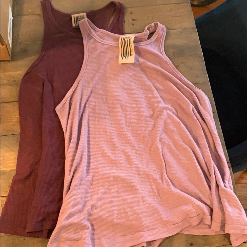 Set of 2-Free People Beach Tanks